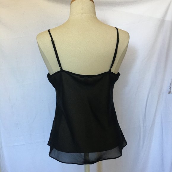 Banana Republic Sleeveless Black Polka Dot Top 10 - Picture 7 of 11
